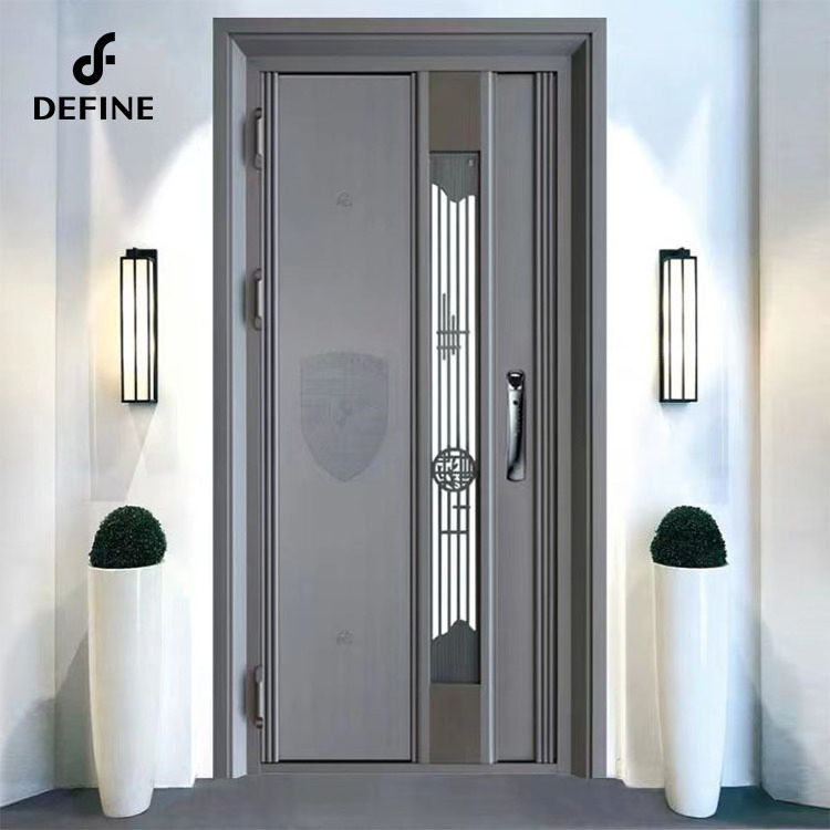 Luxury Design House Customized Stainless Steel Security Door