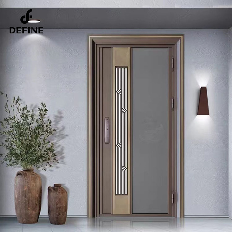 Luxury Design House Customized Stainless Steel Security Door