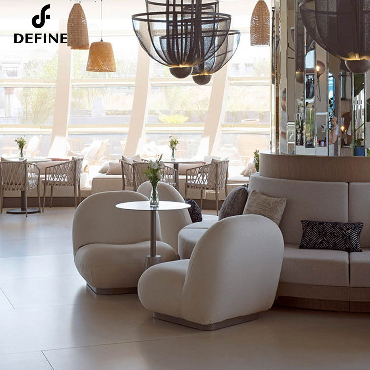 Modern Customized Hotel Public Area Set Boutique Packages Lobby Sofa Furniture