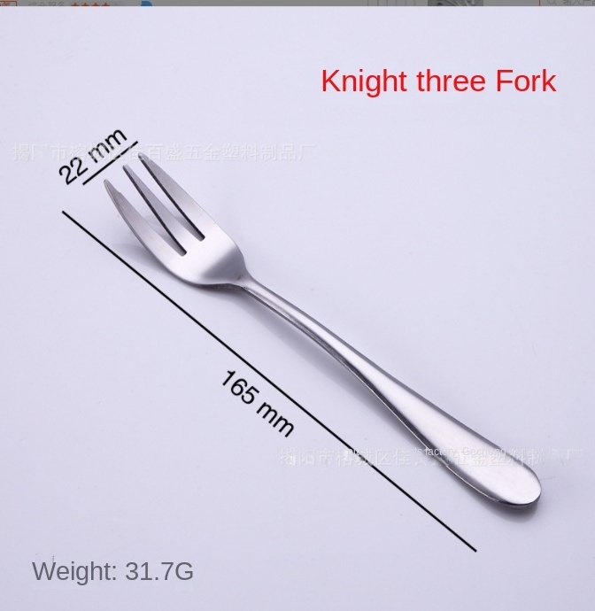 DFSF01 Stainless steel stock and customized  3 teeth oyster forks various sizes  small middle large sea food forks