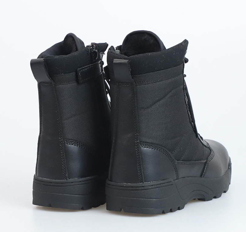 TSB09 Original S.W.A.T  PARASHOT Desert black snow winter fleece shoes inside thermal warm material polar fleece boots