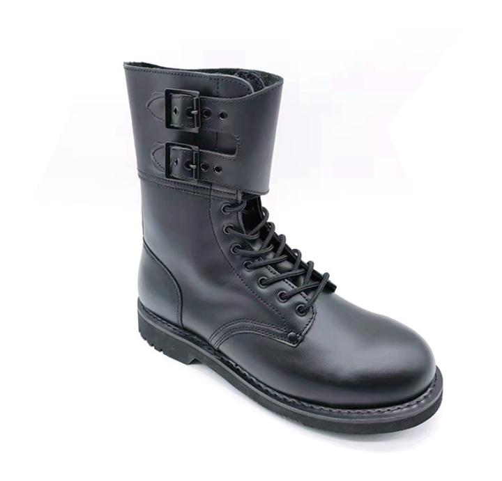 DFM09 Men shoes genuine leather shoes boots work winter steel toe men safety boots