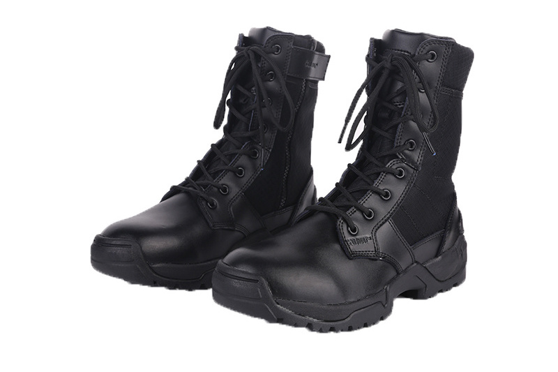 TSB50 Black god camping tactical combat boots genuine leather black