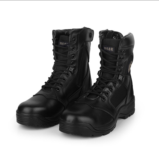 TST28 Genuine leather Security duty boots black tactical boots factory direct wholesales stock size  boots