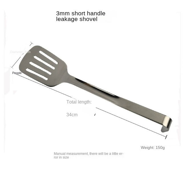 DFF0306 Stock promotion and custom Stainless steel BBQ cooking forks spatula and spoon