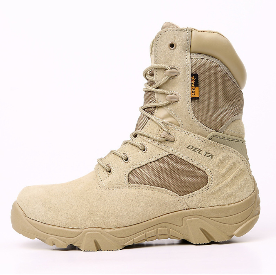 TSB10 2023  New Fashion Outdoor Hiking Tactical Shoes for Man Suede cow leather Delta desert boots