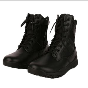 TST27 Thunder shark black combat tactical boots genuine leather tactical boots