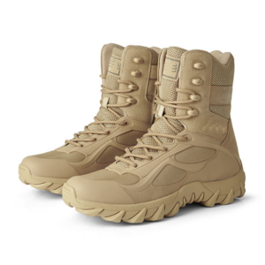 TSB33 Light weight summer breathable tongue  tactical boots tan brown khaki desert boots