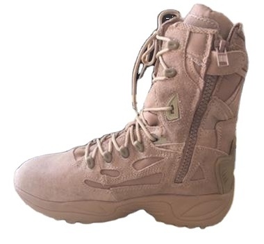 Definite TSB07 tactical suede jungle desert sand boots Khaki brown color with side zip breathable