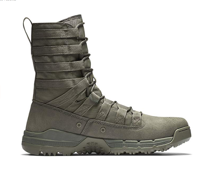 HBT02 Grey green suede+ Canvas water repellent super light tactical combat boots custom made