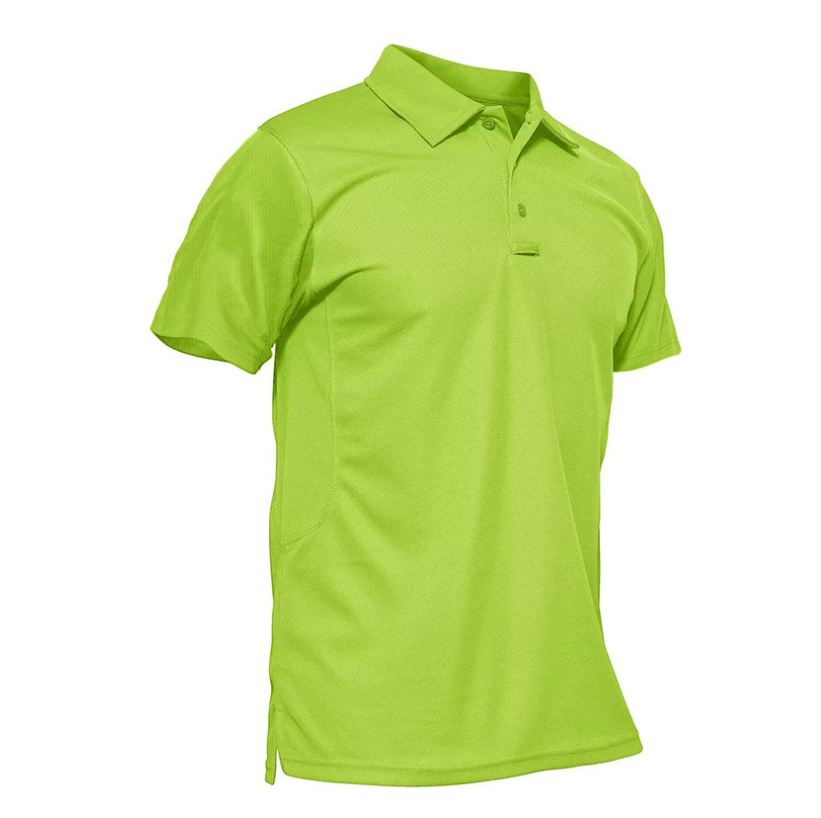 DF326 Green grey black khaki red  Customized Polo shirts with collar and Glasses hook loop various colors