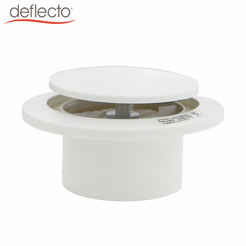 Factory Wholesale HVAC Ceiling Mounted Adjustable Round Air Vent White Plastic Circular Vent Cover