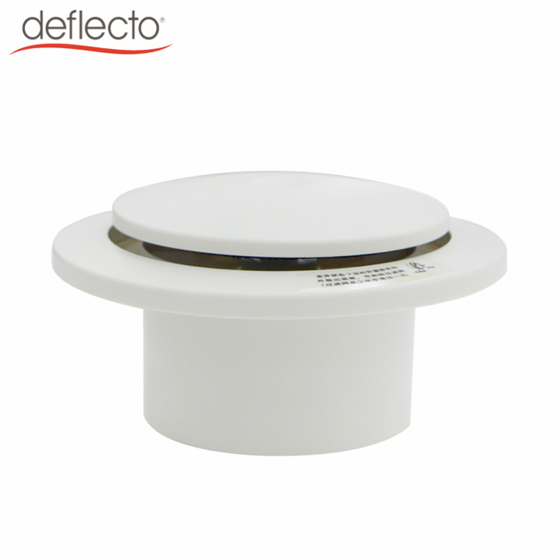 Factory Wholesale HVAC Ceiling Mounted Adjustable Round Air Vent White Plastic Circular Vent Cover