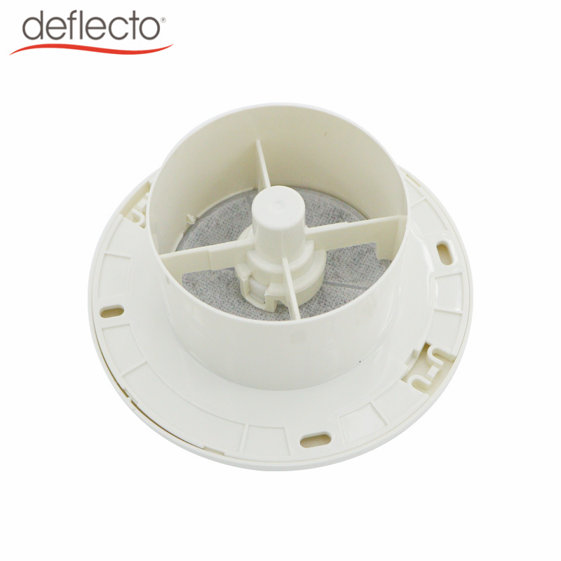 Factory Wholesale HVAC Ceiling Mounted Adjustable Round Air Vent White Plastic Circular Vent Cover