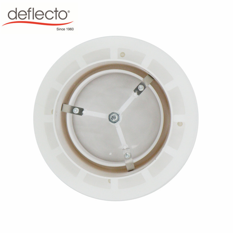 Factory Wholesale Deflecto 4 6 Inch ABS Plastic Round Ceiling Vent Diffuser,  High Quality Air Ventilation HVAC System Parts