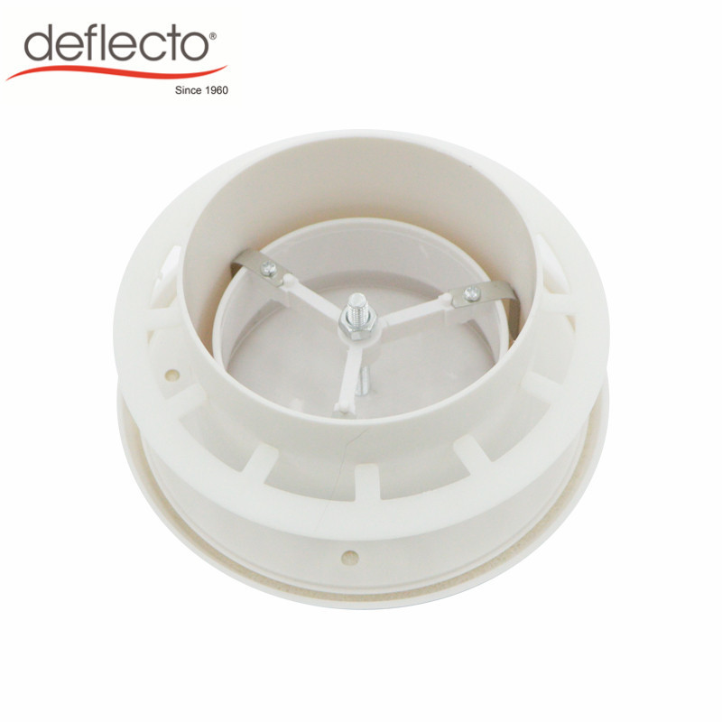 Factory Wholesale Deflecto 4 6 Inch ABS Plastic Round Ceiling Vent Diffuser,  High Quality Air Ventilation HVAC System Parts