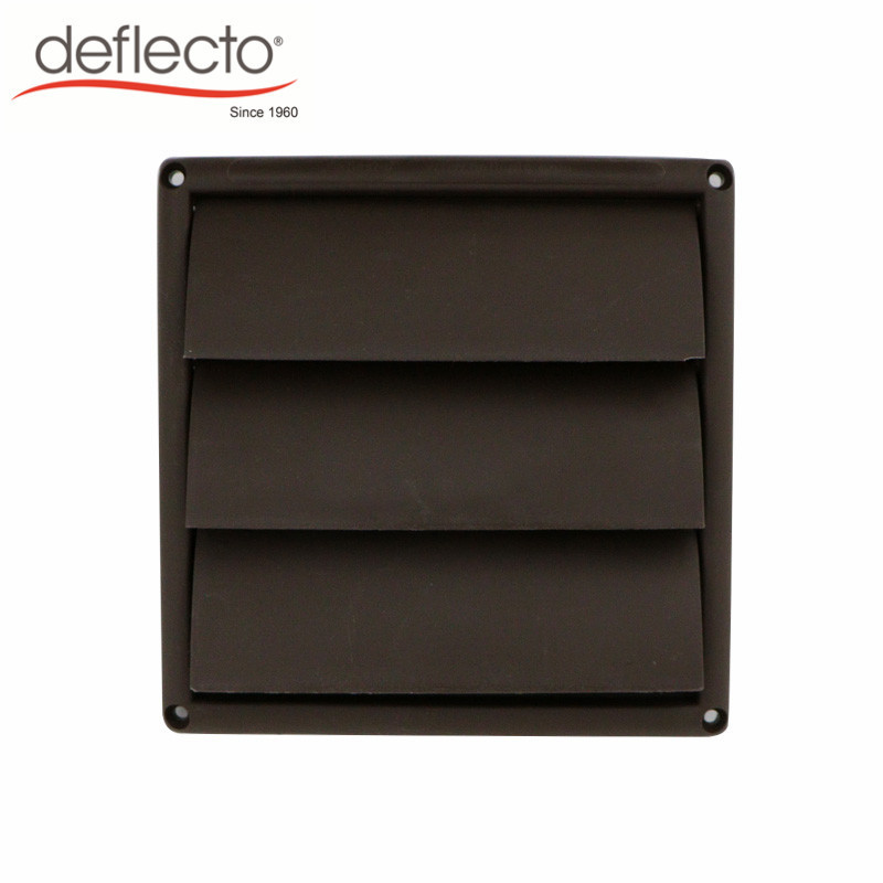 Factory wholesale Deflecto 4 5 6 White Plastic Exhaust Gravity Grille Vent Cover, Fixed Louver,  HVAC Systems Parts