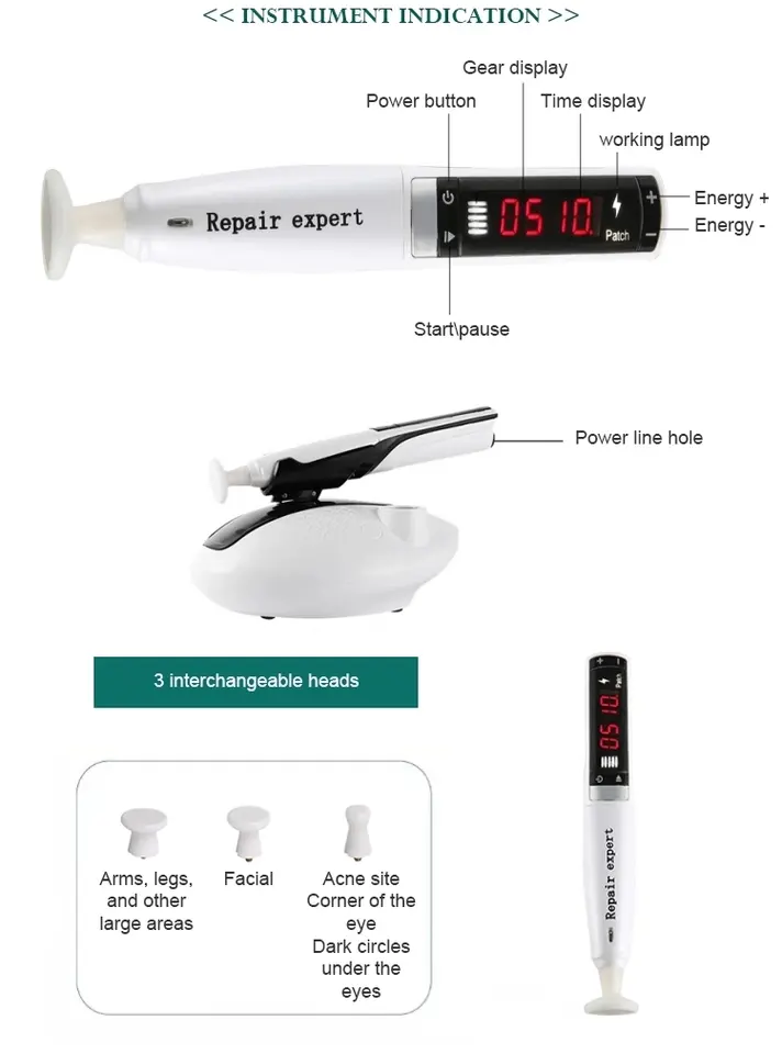 PlasmaJet Plasma lift cold Ozone plasma pen eyelid lifting /ance removal jet lifting pen / Skin rejuvenation