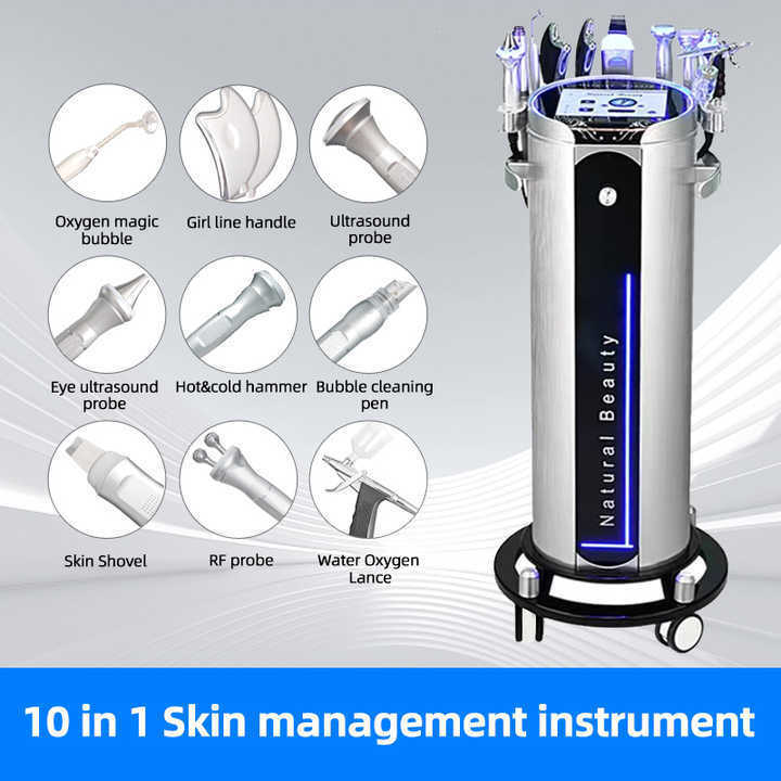 10 In 1 Multi Functions Spa Treatment Systems Beauty Hydra Machine Skin Tightening Diamond Dermabrasion Beauty Equipment