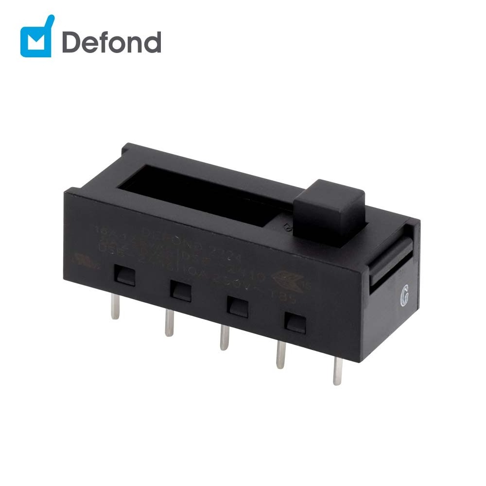 Hotselling 2P4T 10Pins 4 Way Double Row DIP Type Slide Switch For Power Tools Defond DSE-2416-CAP31-01R