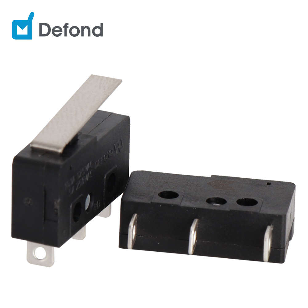 Defond single pole double throw micro switch DMB-1210-C-ADA32-01R 3pin spdt mini micro switch