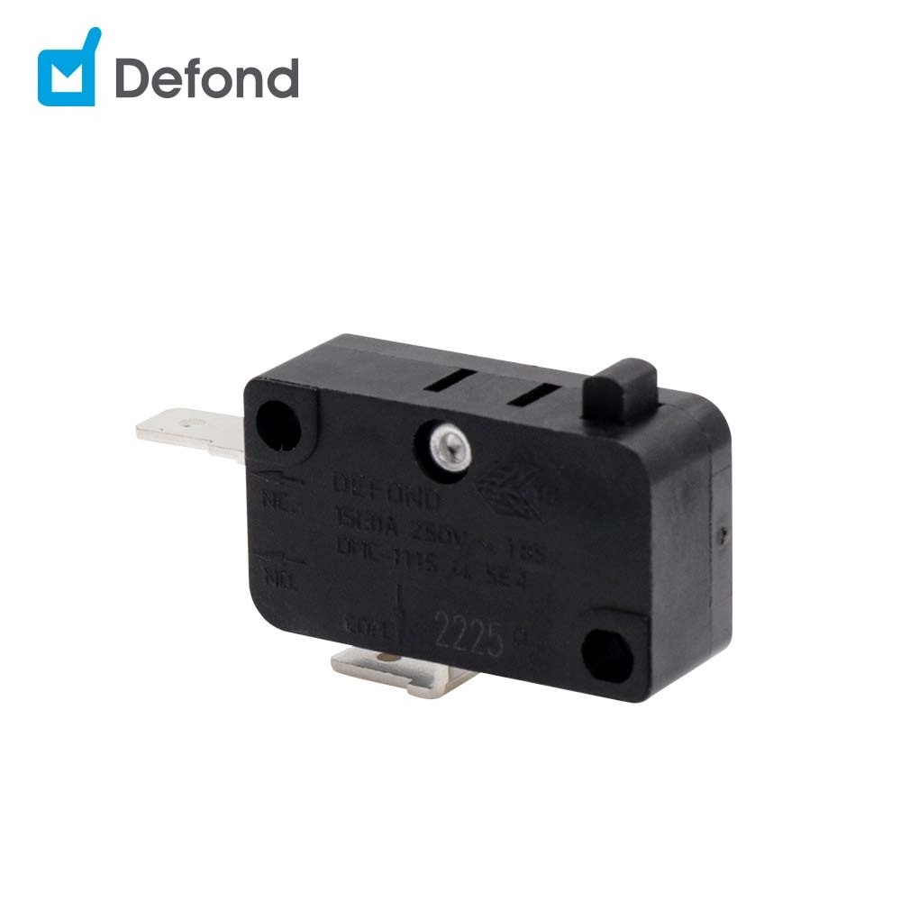 Defond Wholesale Price Switch Manufacturer Home Appliances Latching Micro Switch DMC-1115-AA-0AH33-02R for Mouse Rice Cooker