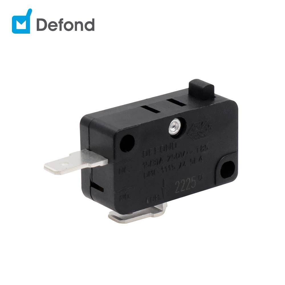 Defond Wholesale Price Switch Manufacturer Home Appliances Latching Micro Switch DMC-1115-AA-0AH33-02R for Mouse Rice Cooker