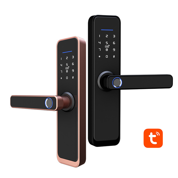 High Quality Wifi Fingerprint Smart Door Lock Ttlock App Electric Central Door Lock for Aluminum Sliding Door