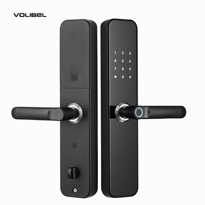 Keyless Code Wifi Smart Electronic Panel Handle Keypad Deadbolt Fingerprint Door Lock for Home