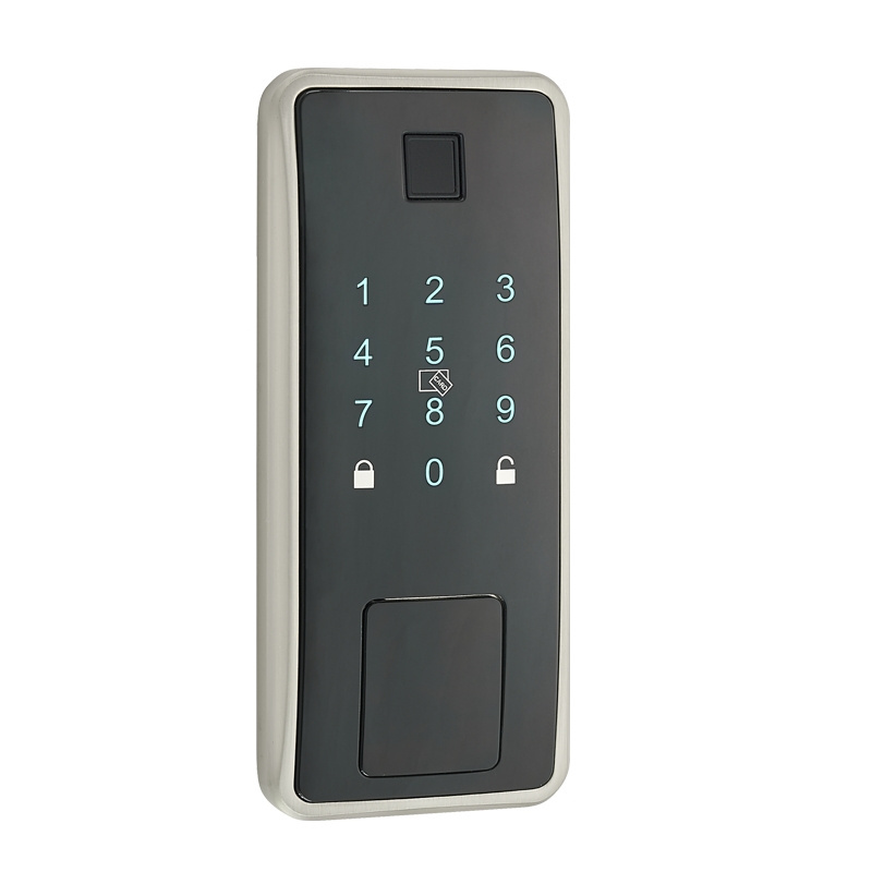 Smart Entrance Keypad Keyless Entry Tuya Safe Digital Fingerprint Door Lock Deadbolt Latch Works Wifi