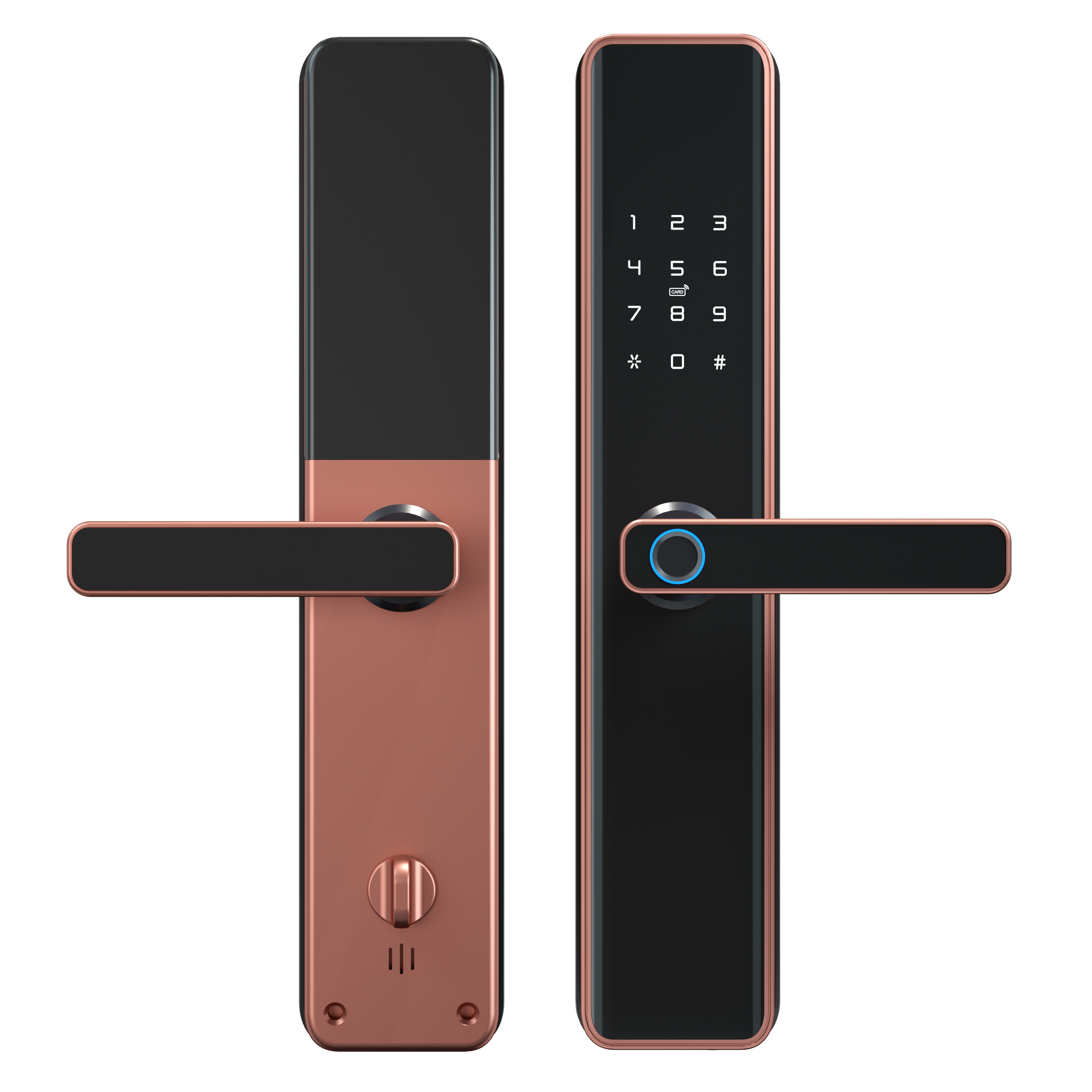 Volibel Security System Smart Home Fingerprint Biometric Door Lock Digital Touch Screen Intelligent Lock For Wood Door