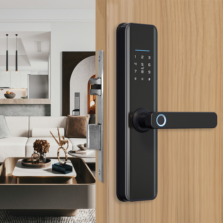 Volibel Security System Smart Home Fingerprint Biometric Door Lock Digital Touch Screen Intelligent Lock For Wood Door