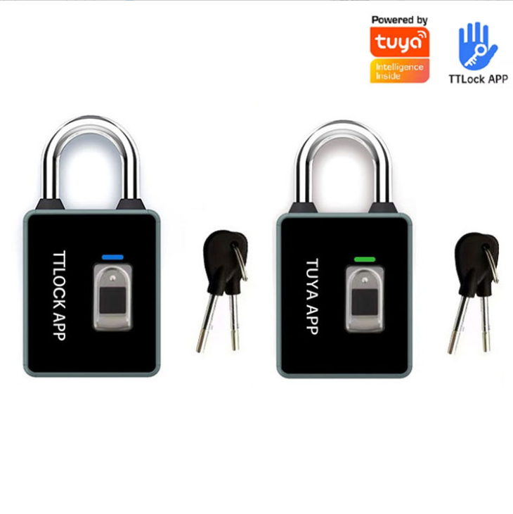 High Security IP65 Waterproof Digital Password Card NFC Tuya App Smart Electronic Padlock With Key