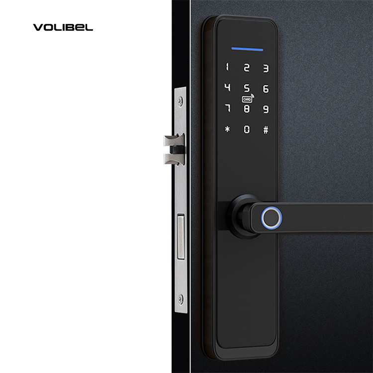 Safety Waterproof Hotel Front Gate Electric Mortise Digital Door Lock Keyless System Rfid Card Electric Smart Lock