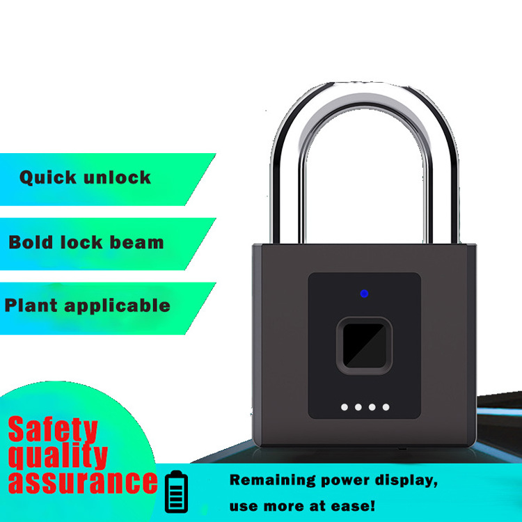 High Quality Smart Anti-theft High Security Padlock Thumbprint Security Padlock