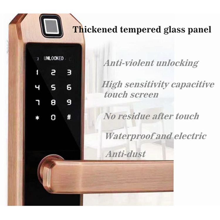 Hot Selling Digital Fingerprint Smart Password Lock Office Door Lock Fingerprint Password Smart Lock