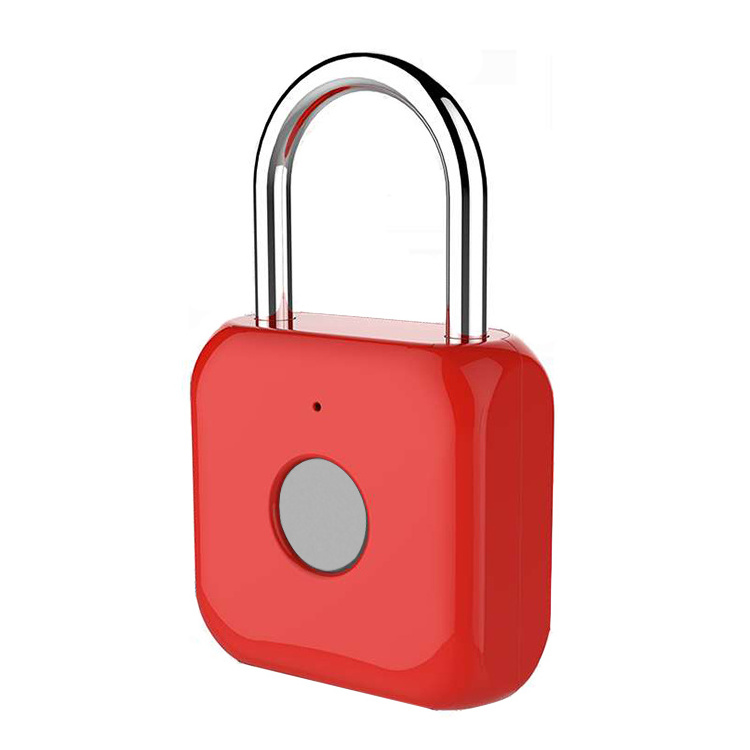 Hot Sale Smart Padlock Ip65 Waterproof Colored Magnetic High Security Custom Gym Alarm Fingreprint Keyless Biometric Padlock