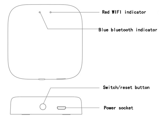 Gateway G2 Wifi 2.4g Remotely Unlock Smart Door Lock Pair The Gateway and The Ttlock App