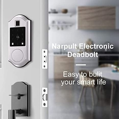 Volibel Digital Electronic Tuya App Ttlock Blue-Tooth Password Fingerprint Smart Deadbolt Door Lock With American Standard