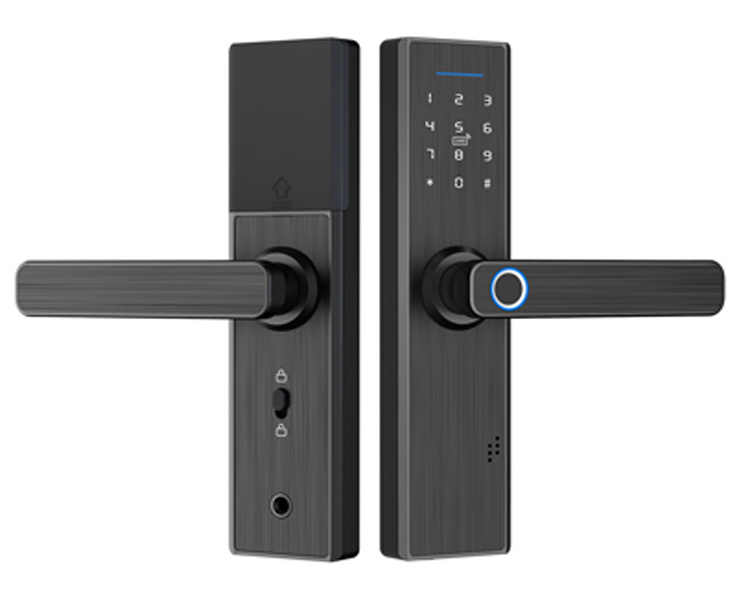 High Quality Apartment Biometric Fingerprint Wifi Electric Door Locks Keyless Magnetic Card Home Door Lock for Wood Door