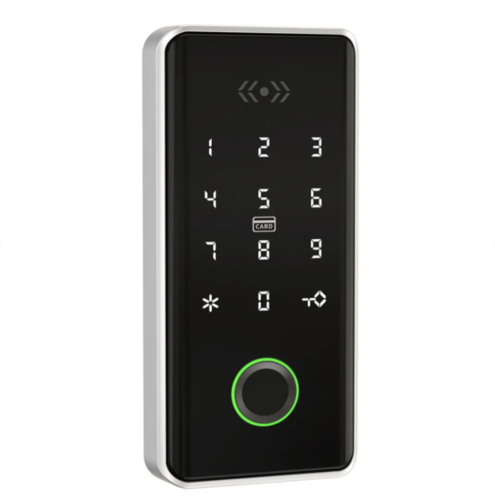 Security Digital Wardrobe RFID Fingerprint Password Cabinet Drawer Lock With Remote Unlock Touch Keypad