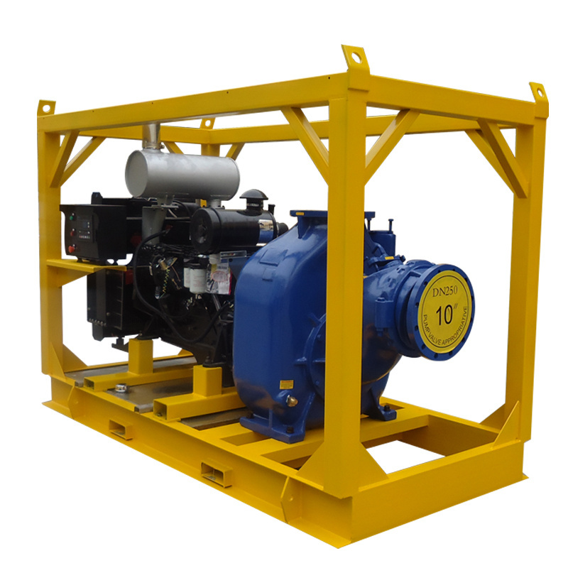 100kw 10 inch Diesel Engine Self Priming Sludge Pump Agriculture Irrigation Pump SEWAGE PUMPS