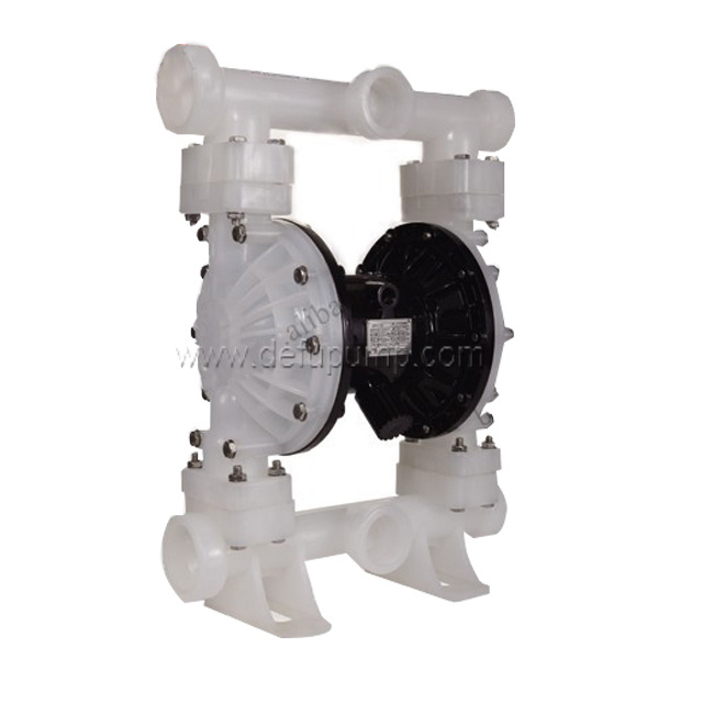 PP Air-Operated Double Diaphragm Pump Pneumatic Diaphragm Pump for Water Chemical Liquid Transfer