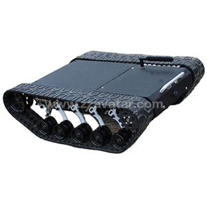 Small size wheelchair robot rubber track chassis AVT-6T