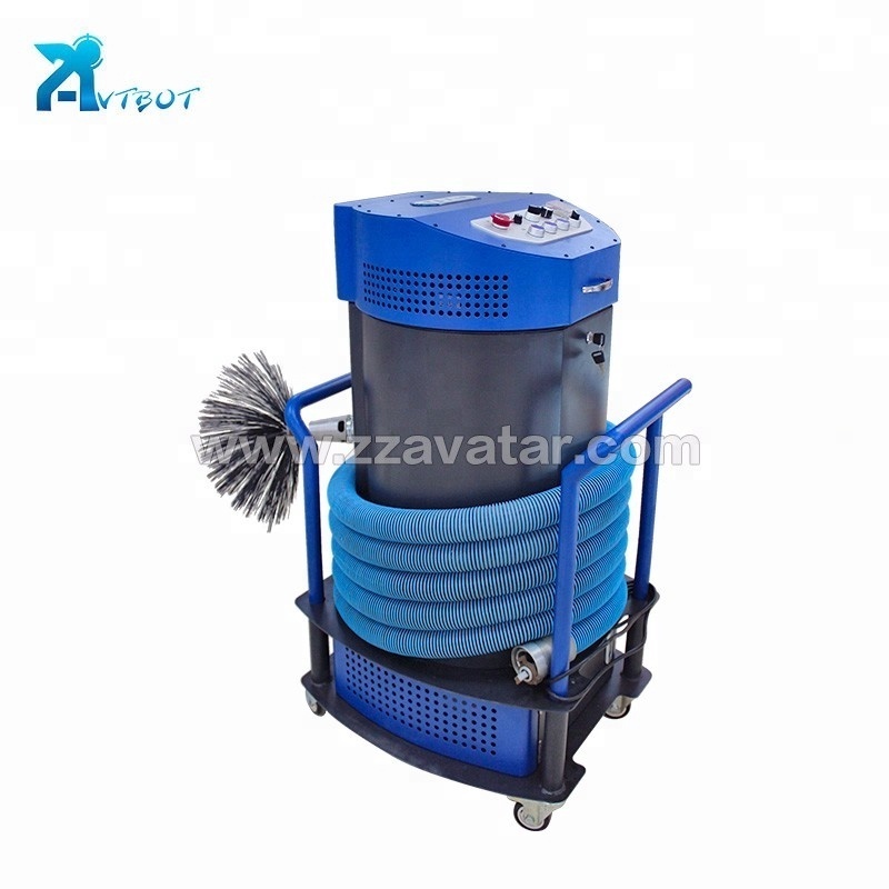 Simple rotary brush dust collector air duct cleaning equipment machine PCA-100