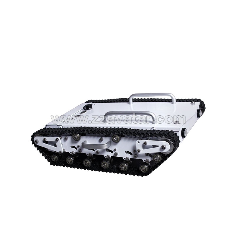 Small rubber robot chassis undercarriage atv track system