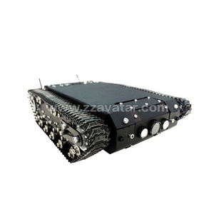 Small rubber robot chassis undercarriage atv track system