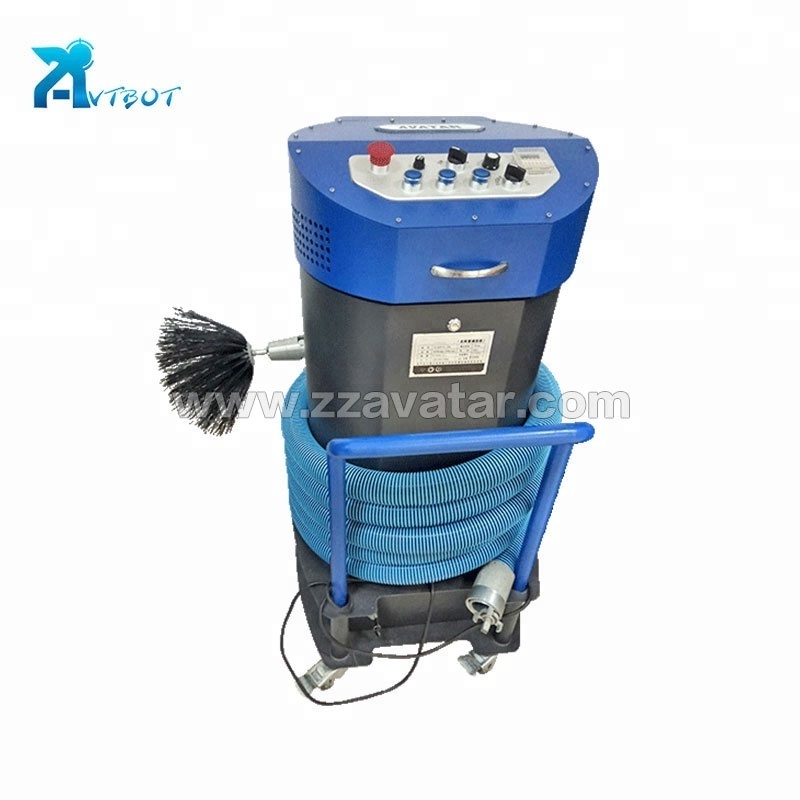 Simple rotary brush dust collector air duct cleaning equipment machine PCA-100