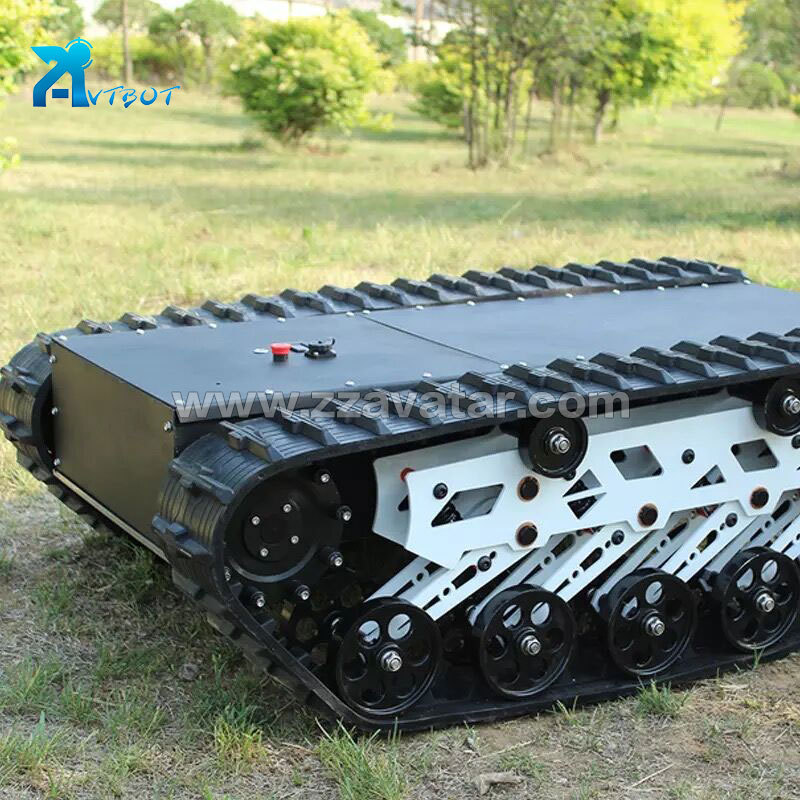 Rubber tracked wheelchair for ATV/SUV/UTV/rubber track undercarriage robot all terrain vehicles tracked robot AVT-9T