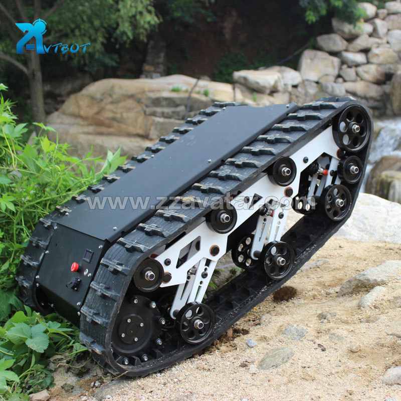 New Style snow blower rubber track smart robot car chassis kit instructions pdf for wholesale